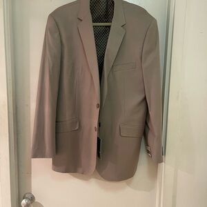 Cream Classic Single-Breasted Blazer
